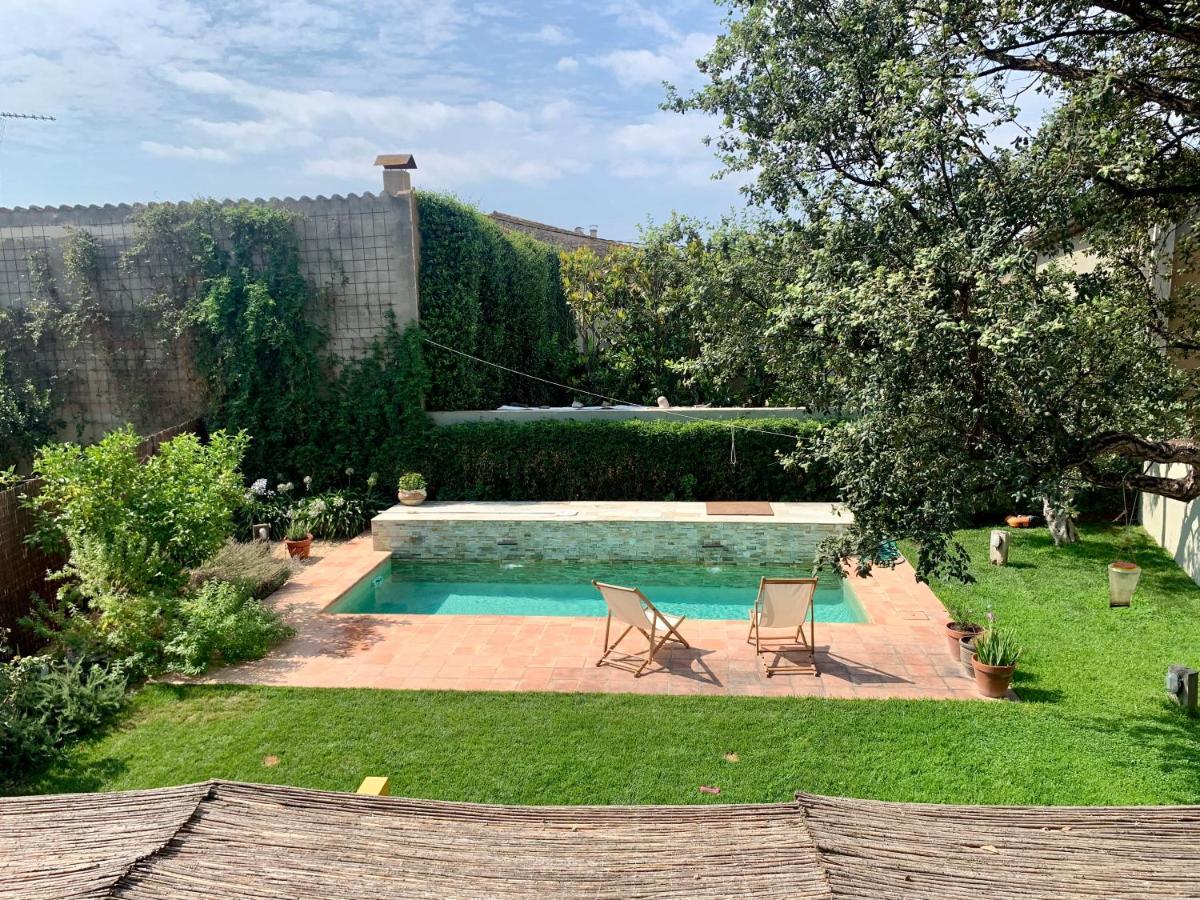 Can Rucall Piscina Compartida Vilamacolum Exterior foto
