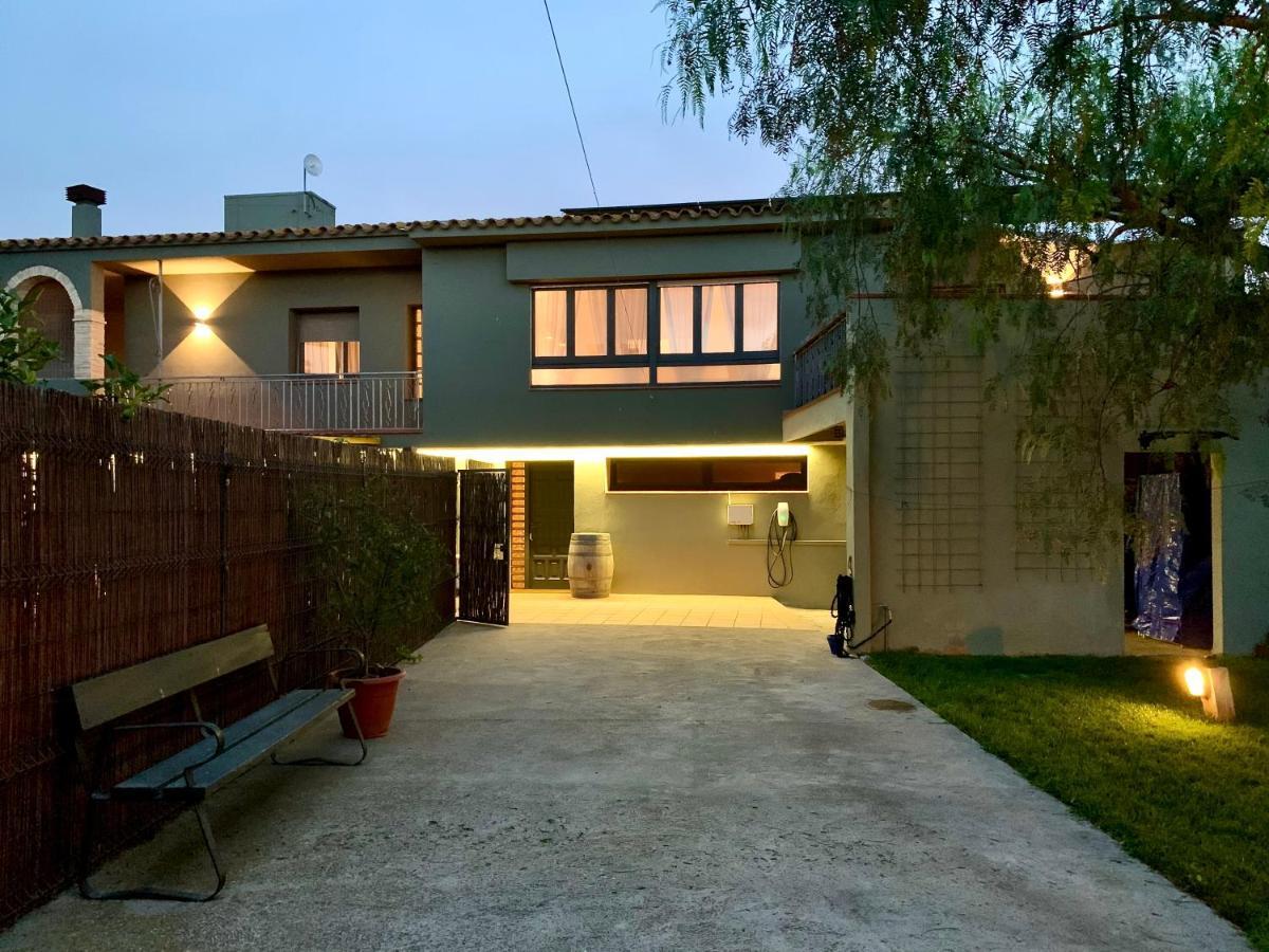 Can Rucall Piscina Compartida Vilamacolum Exterior foto